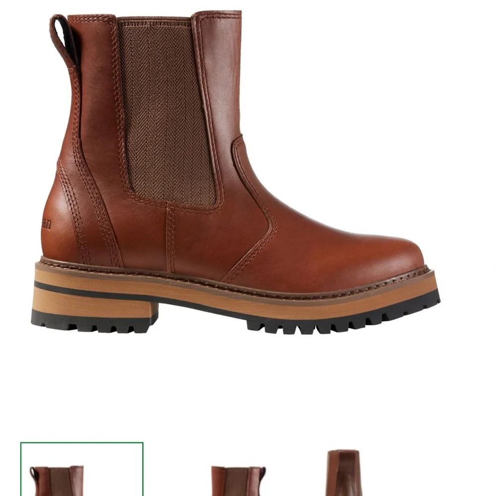 LLBean Women’s Chelsea Boot Leather Size 7.5 - Picture 7 of 8